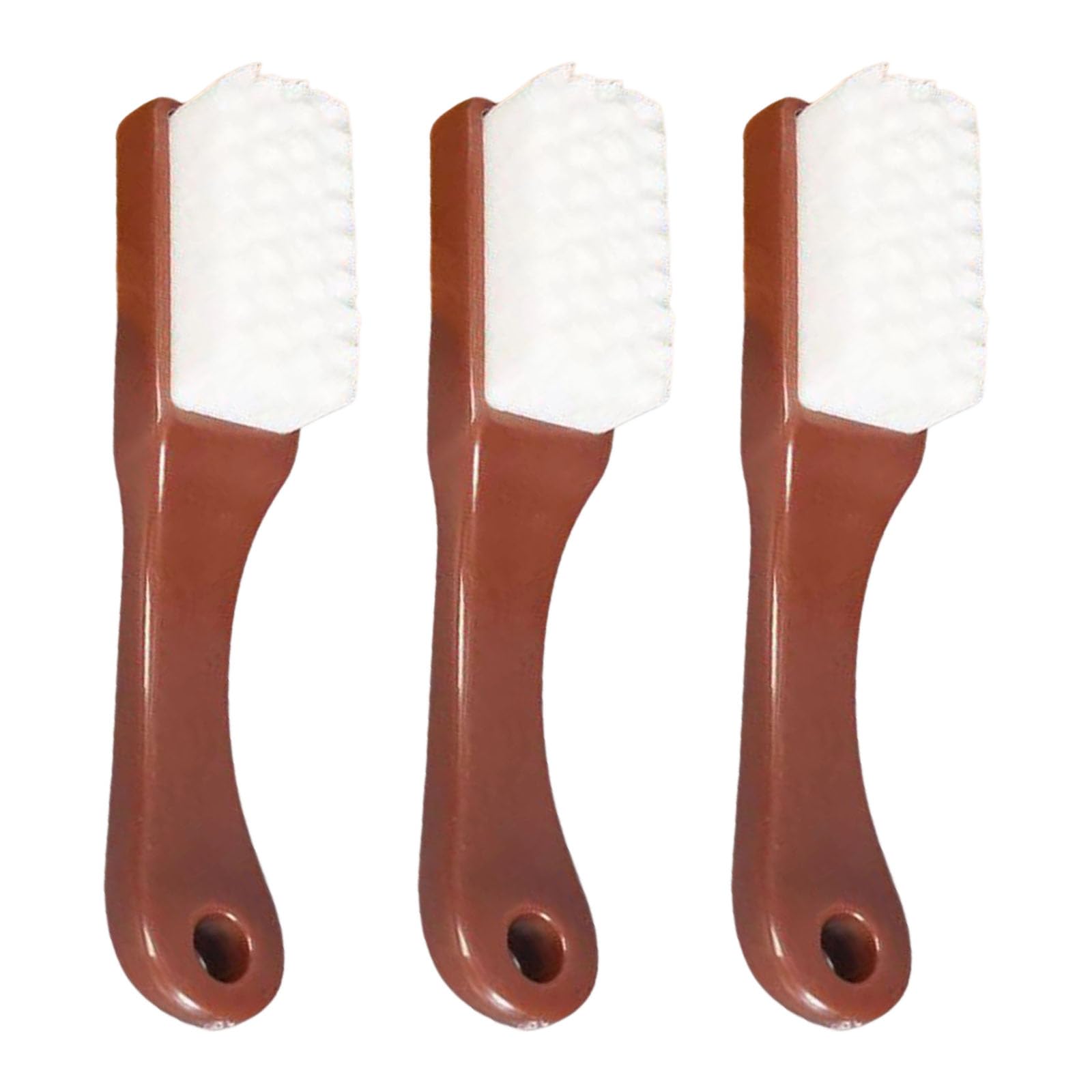 Buxuaaaa Type 3 Dense Bristle Cleaning Brush For Cultural Artifacts Shoe Edges And Jewelry Featuring Nonslip Grip Detail Brush Dense Bristle Detail Tool For Jewelry Shoe Edges And Cultural Artifacts With Nonslip