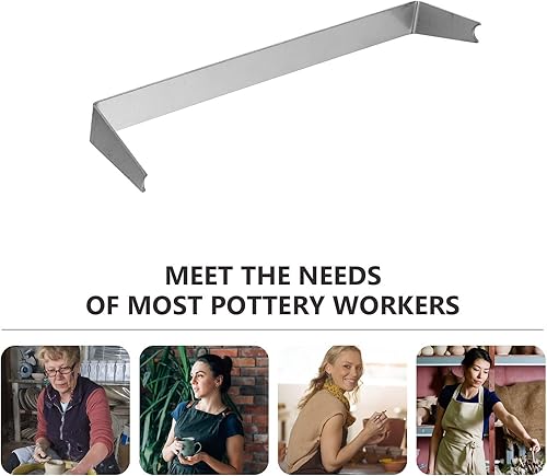 Miniatura 7 de SEWACC Herramientas de arcilla polimérica, herramientas de arcilla polimérica, decoración de mano, 2 piezas, herramientas de recorte de cerámica,