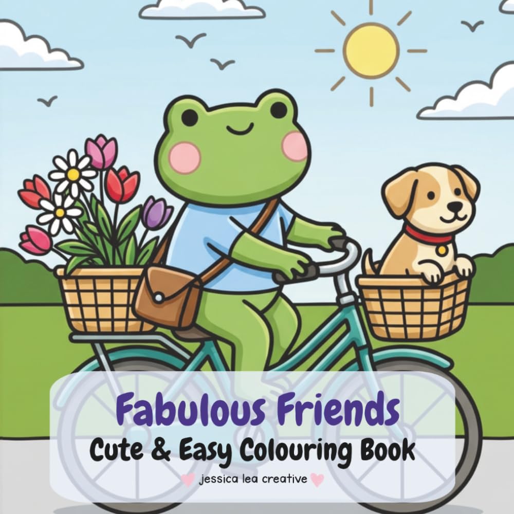 Fabulous Friends Cute & Easy Colouring Book
