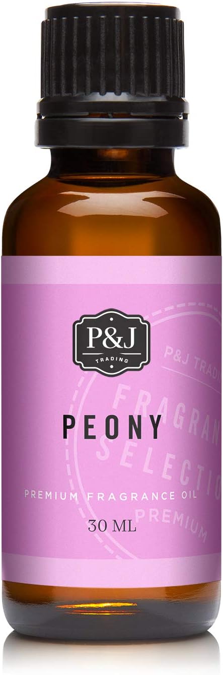 P&J Trading Fragrance Oil | Peony Oil 30ml - Candle Scents for Candle Making, Freshie Scents, Soap Making Supplies, Diffuser Oil Scents