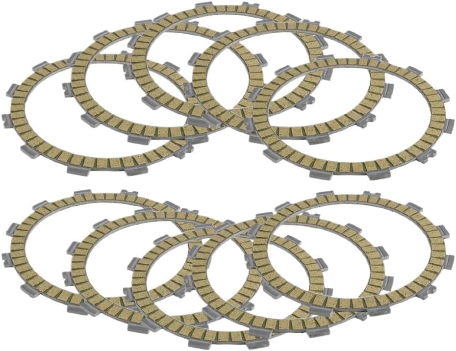 Clutch Friction Disc Plate 10 Pack YZF R1M R1 R1S 60th WGP 60TH MTN1000 MT-10 FZ-10 B67-W001M-00 2CR-16330-00 2CR-16321-00