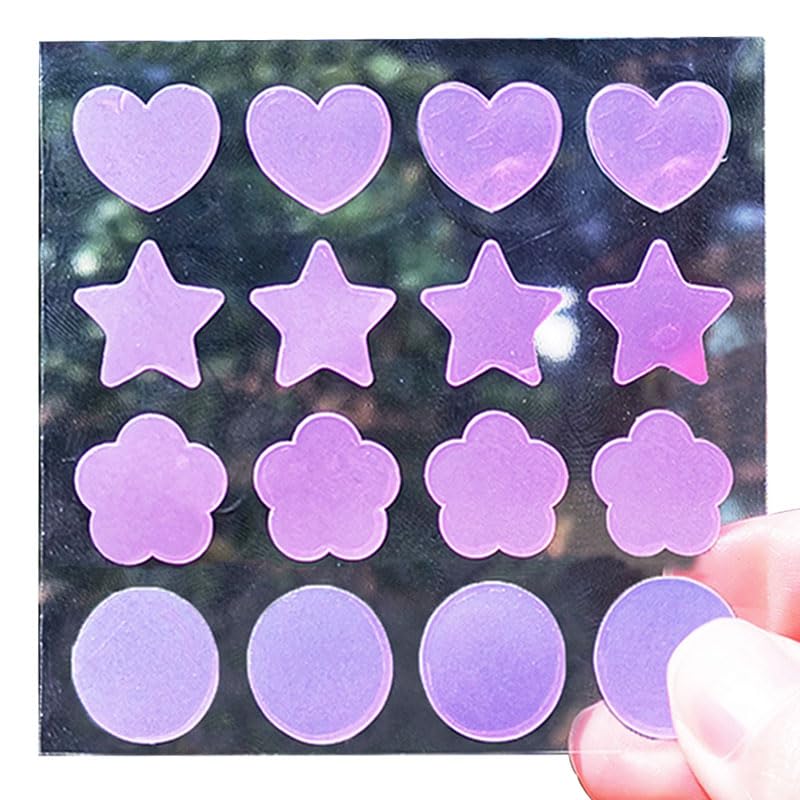 80 Pcs UV Stickers for Sunscreen Sunscreen Stickers Reapply Reminder Know When to re-Apply Sunscreen UV Detection Sticker