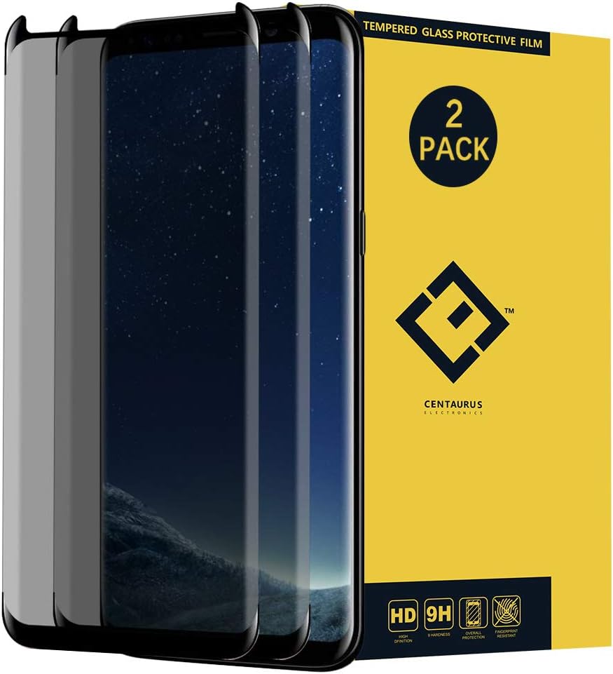 Samsung S9 Privacy Glass Screen Protector,(2 Pack) Anti-Spy Anti-Scratch Ultra-Thin Clear 9H Tempered Glass Protective Film for Samsung Galaxy S9 G960 G960U G960F G960N G9600