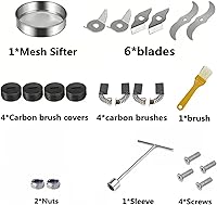 Vista 8 de Molinillo de granos eléctrico de 1000 g de alta velocidad para especias y hierbas, máquina comercial para polvo de cereales secos, granos, hierbas