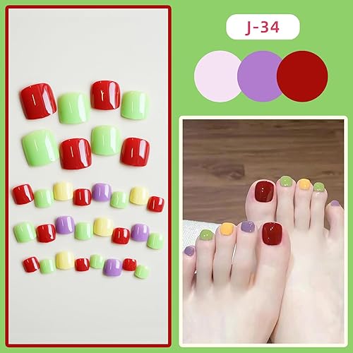 Miniatura 152 de Uñas postizas a presión con diseños de diamantes de imitación, uñas postizas reutilizables de cobertura completa con pestaña adhesiva, uñas postizas