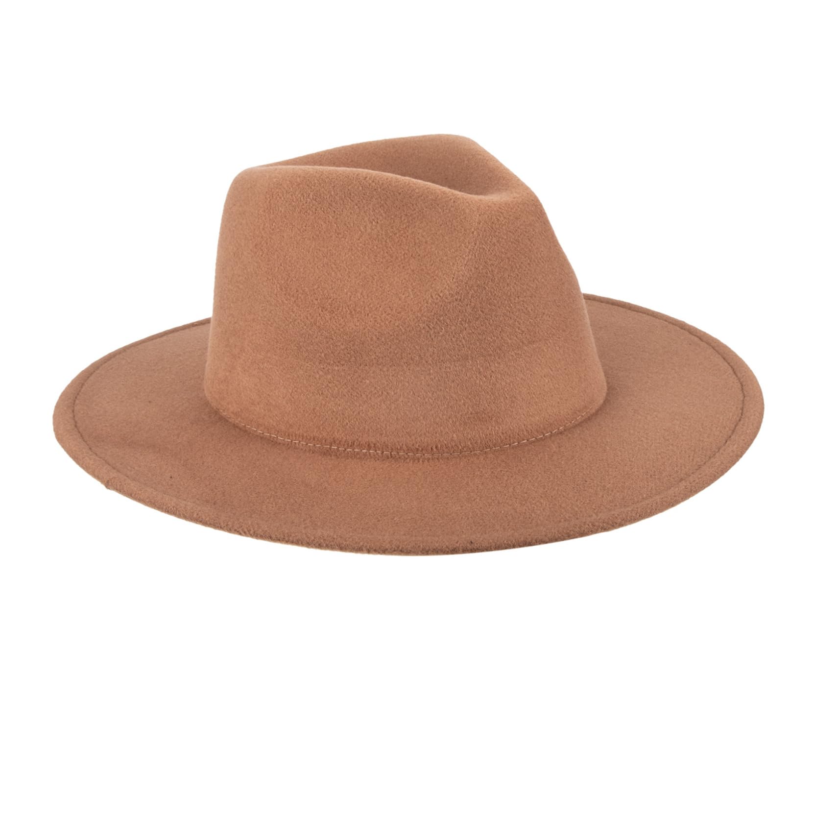 FOMIYES Cowboy Hats Women Men Western Style Wide Brim Hat Sun Ideal for Outdoor Events Light Brown
