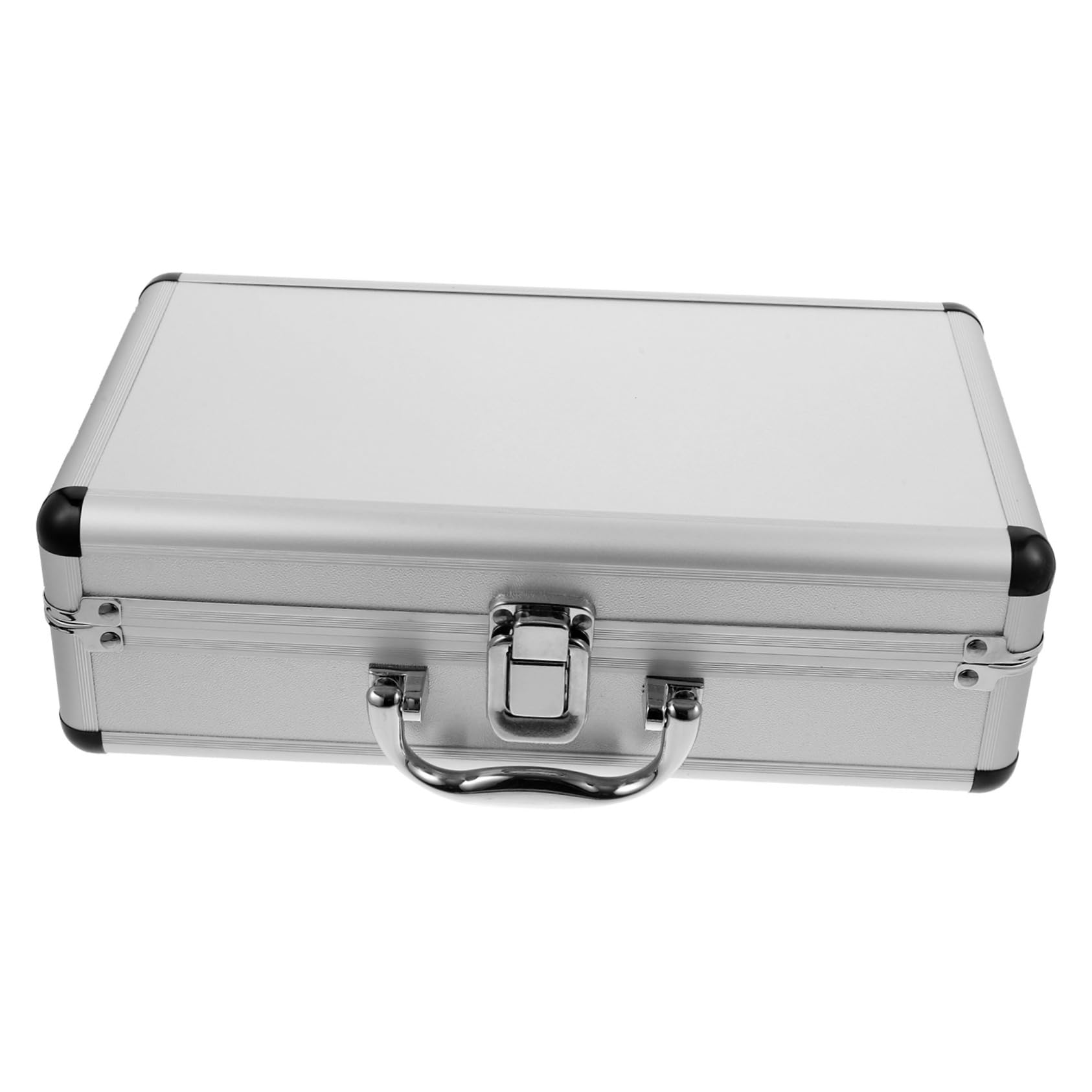 Estuche De Aluminio Compartimentos Para Medicamentos y Herramientas, Maletín Rígido Cierre Seguro y Asa Para Traslado Cómodo En Oficina y Viajes, Medidas 11.79x6.68x4.13in