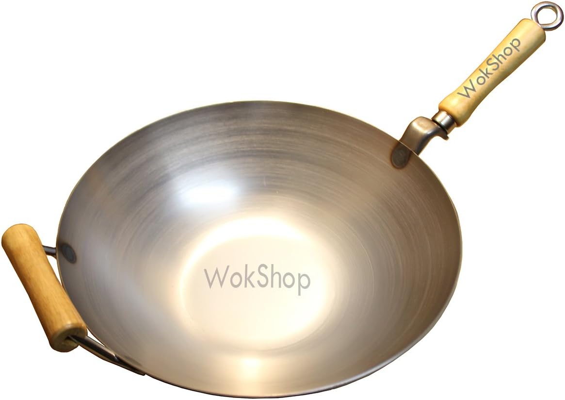 Amazon.com: 12 inch Carbon Steel Wok w 