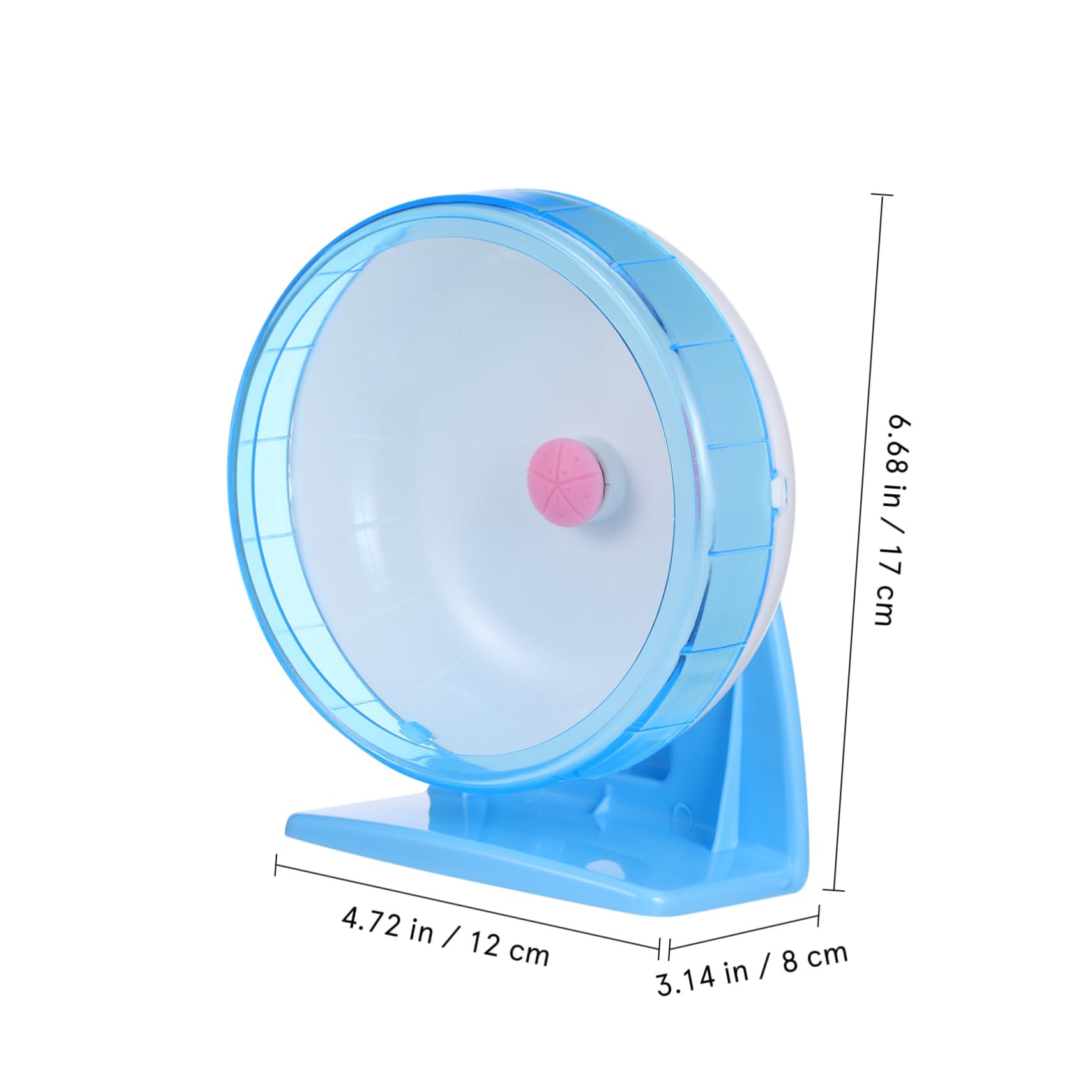 HANABASS Wheel Exercise Ball Silent Running Wheel for Small Pets Sturdy Stand 16cm Diameter No Noise Easy Set up