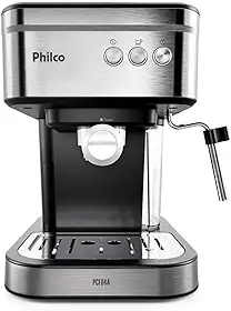 Cafeteira Expresso Philco 1,2L 20 Bar 950W Pressão de 20bar Saída de vapor PCF04A 127V