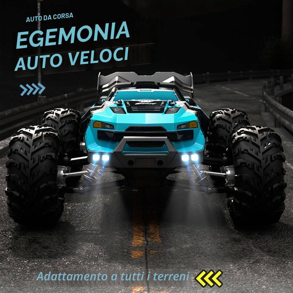SG116 MAX Auto telecomandata per adulti 80 km/H con borsa per il trasporto, 1:16 4 WD Off Road Race Buggy, motore brushless RC ad alta velocità Offroad Drift Auto da corsa, 3 batterie