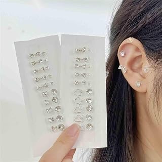 Fashionable Ear Seeds Acupuncture Kit for Balance Wellness Ear Acupuncture for Weight Loss Portable for Everyday Parties(A-40pcs)