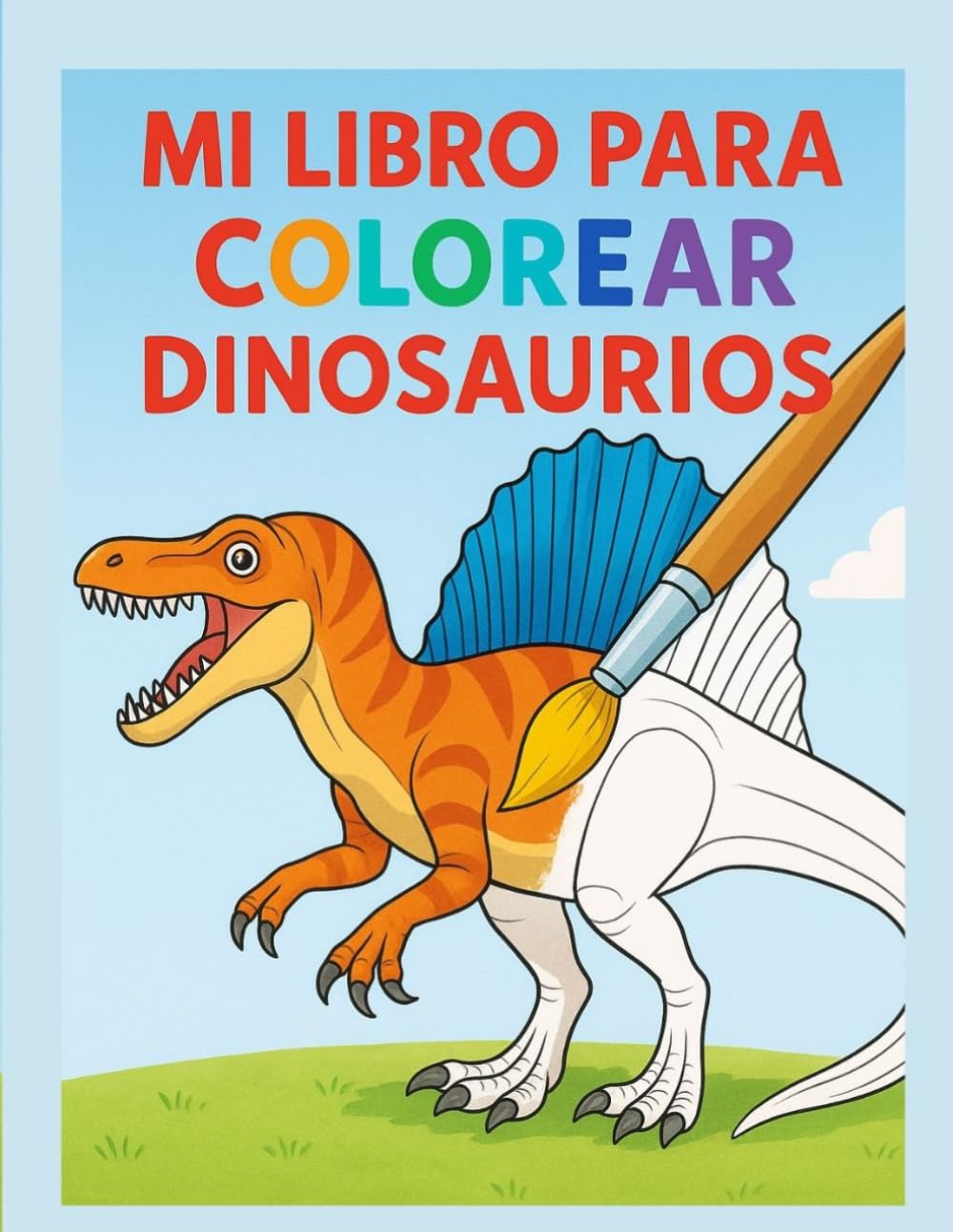 MI LIBRO PARA COLOREAR DINOSAURIOS
