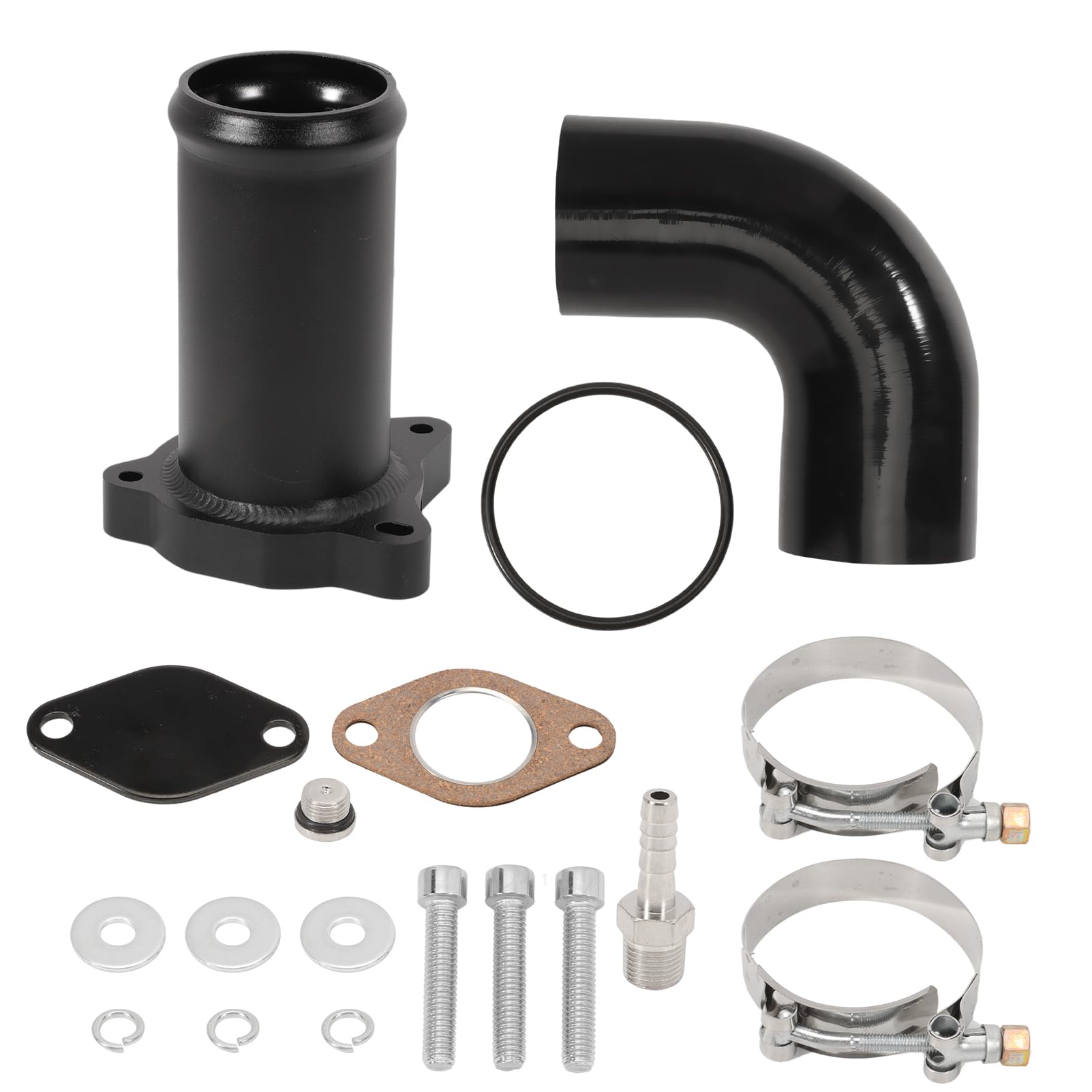 Valvola EGR per 1.9 TDI 130/160 CV per Audi A3 A4 A6 VW Golf 4 Bora Jetta Passat Skoda Octavia Seat Ibiza Kit elimina Valvola EGR 038131501AT 038131501T 038131501AB Nero