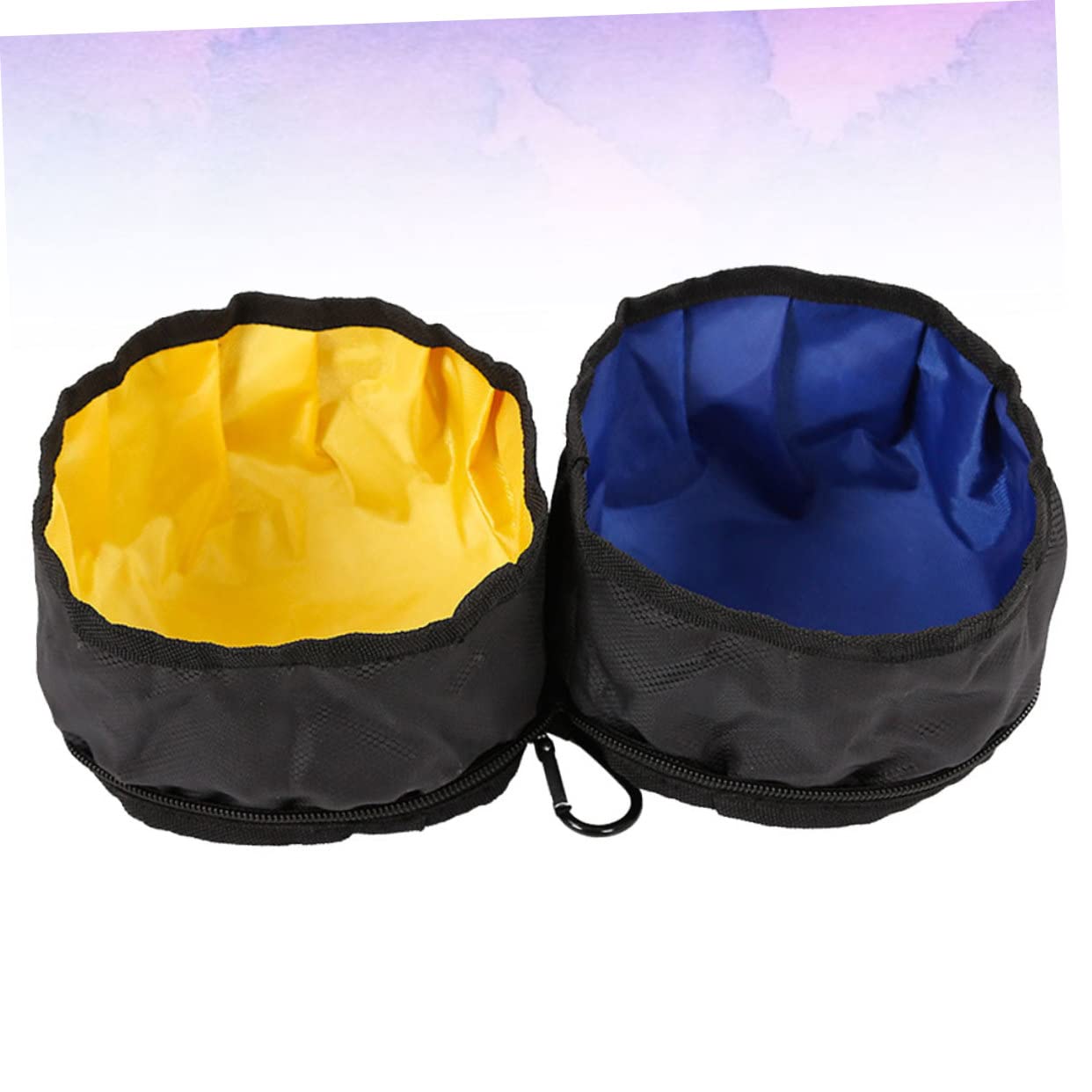 Beavorty 3pièces Gamelles Pliables pour Chiens Et De Deux Portables Accessoire De Voyage pour Animaux Pratique pour Extérieur Sorties