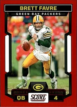 Amazon.com: 2023 Score NFL Red #97 Brett Favre Green Bay
