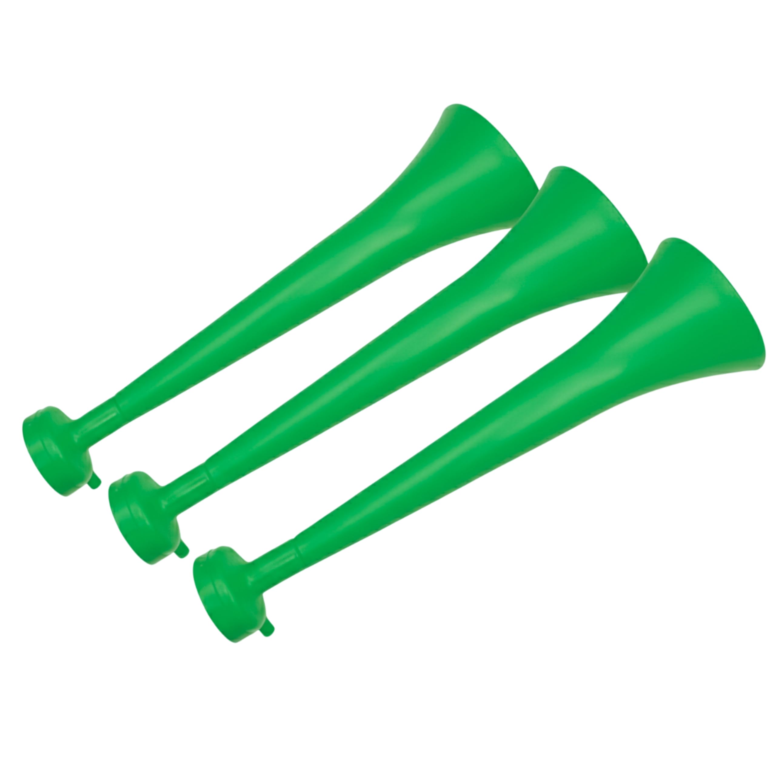 Pack 3 Vuvuzelas de Plástico Resistente. Trompetas de Animación para Fútbol, Eventos Deportivos y Fiestas. Bocina Ruido Extremo 120 DB. Cotillón para Aficionados — view 14