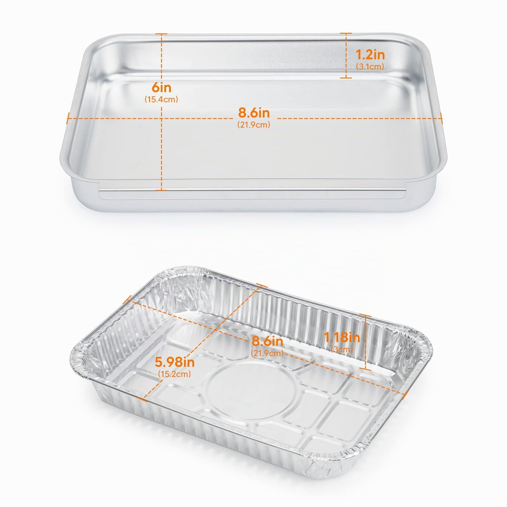 onlyfire Kit de Bandeja de Recolección de Grasa de Aluminio para Barbacoa,Compatible con Parrillas de Gas Weber Spirit 200/300 Series y Weber Genesis II 3 Burners