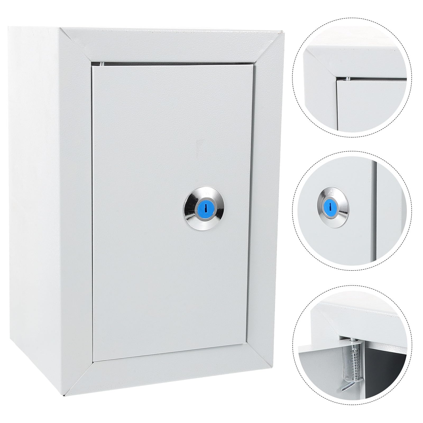 Luxshiny Scatola di Distribuzione Facile Installazione in Ferro Bianco da Parete Protezione per Esterni e Funzionamento Sicuro per Uffici e Centri Commerciali
