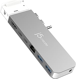 j5create 4K60 Elite Pro USB4 Hub- 4K60 HDMI, USB4 @40Gbps, 2X USB-A 3.2 Gen 2 Ports, USB-C 3.2 Gen 2 Port, Gigabit Ethernet, Designed for MacBook 2021/2022 Pro/Air (JCD395)