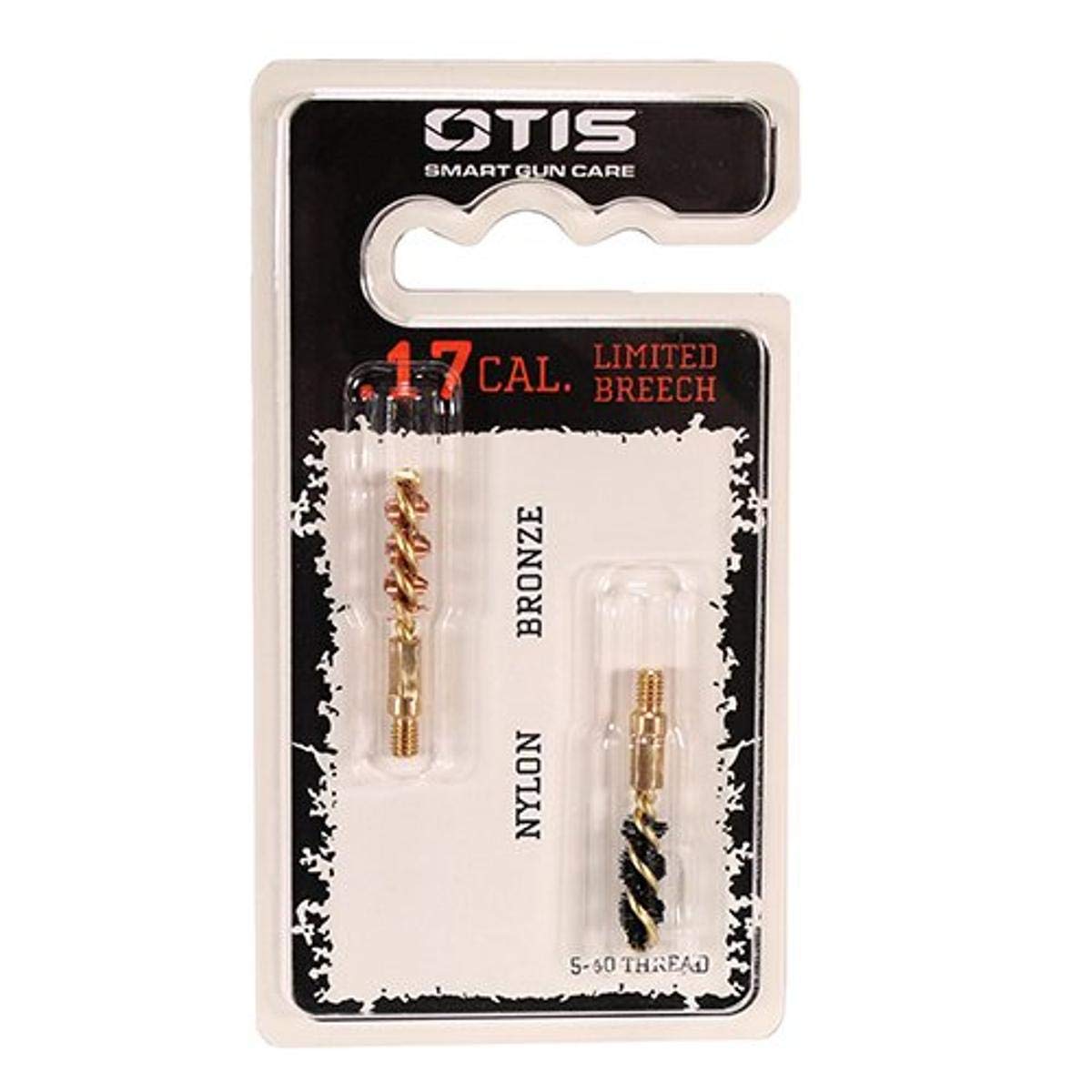 Otis FG-317-NB .17 cal Bore Brush 2 Pack (1 nylon/1 bronze)