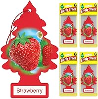 Vista 77 de Little Trees - Ambientador de árbol colgante que proporciona un aroma de larga duración para tu hogar o tu auto. Aroma Summer Linen, 24