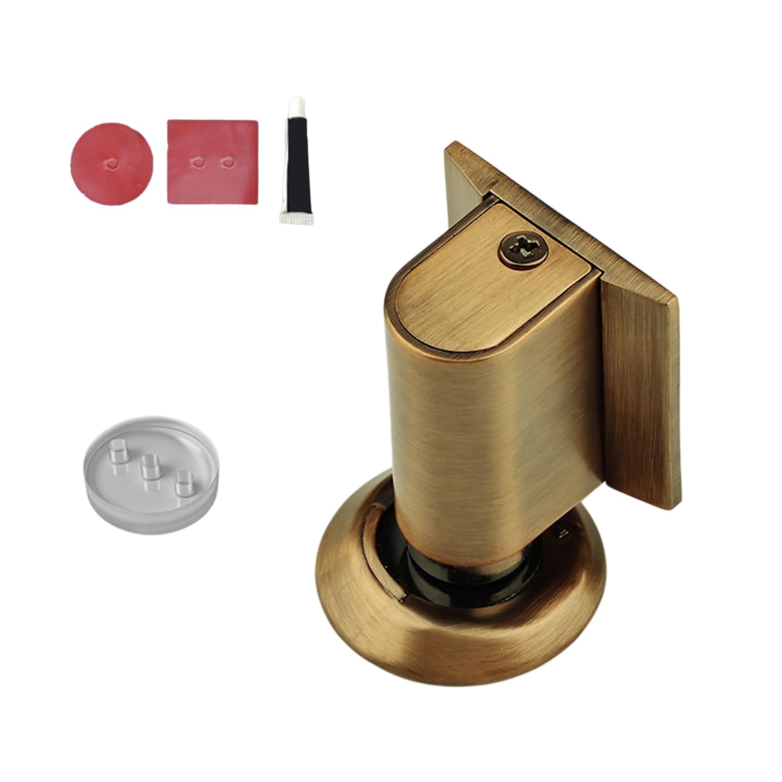 Nucelit Yellow Bronze Increa Door Holder With Adjustable Base Sturdy Alloy Construction For Home And Workplace Use Anti Slip Door Holder
