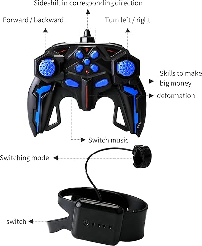 Miniatura 6 de Auto de acrobacias a control remoto 112, 2.4 GHz, 4WD, control remoto, sensor de gestos, vehículos todoterreno giratorios de doble cara, giros de