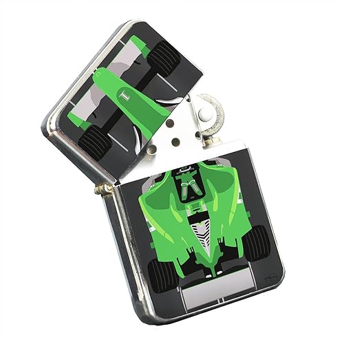 Racecar - Encendedor de bolsillo cromado plateado por Elements of Space™