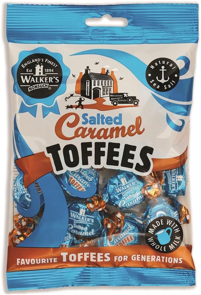 Walkers Nonsuch Salted Caramel Toffees 150g