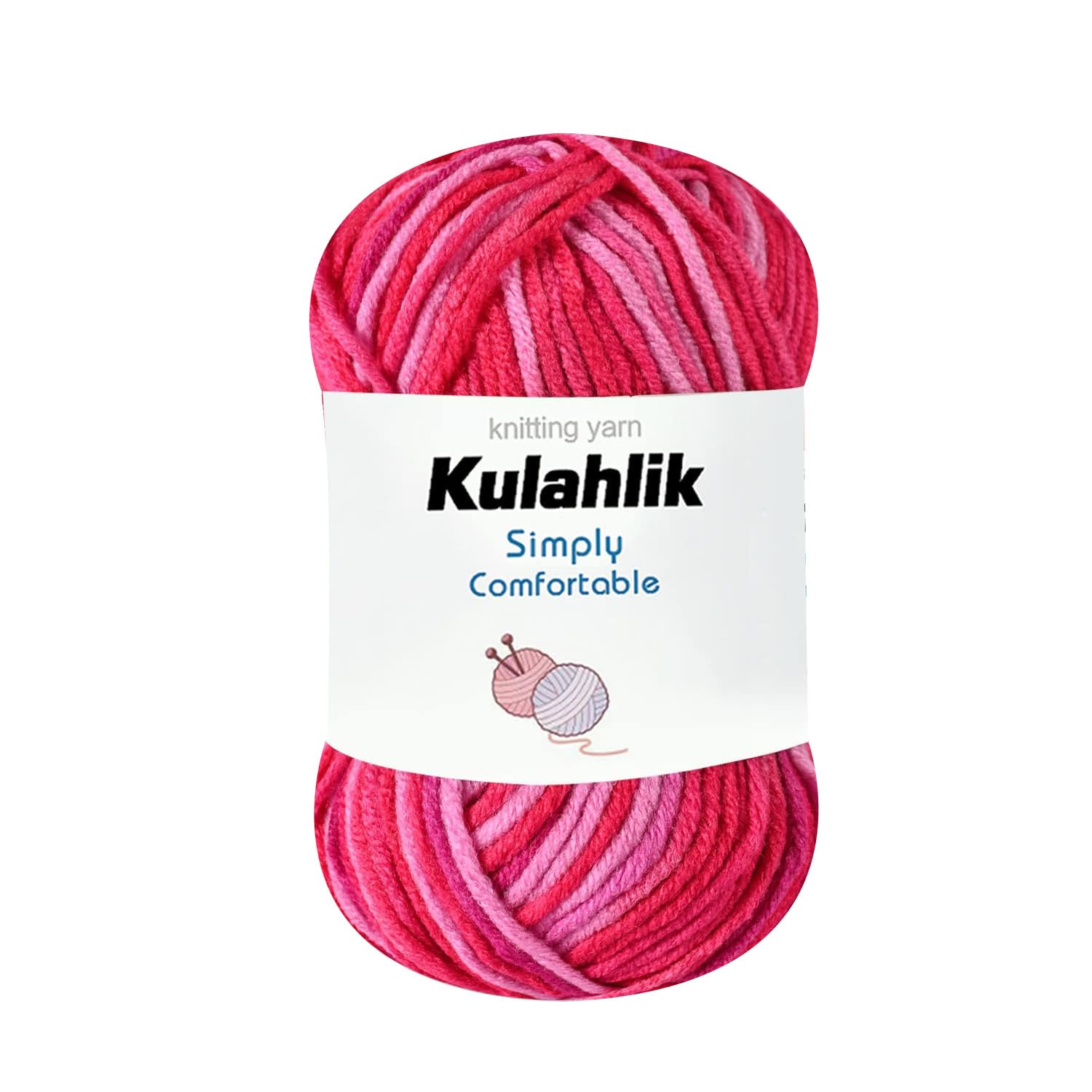 250g(5x50g) Acrylic Yarn for Crochet/Knitting, Colorful Gradient Yarn Thread, 5 Rolls Skeins, Perfect for Any Knitting Crochet and Crafts Mini Project — view 14