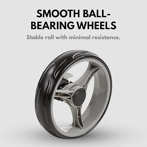 Miniatura 4 de Carrito de golf plegable de 4 ruedas, freno de pie, un segundo para abrir y cerrar!