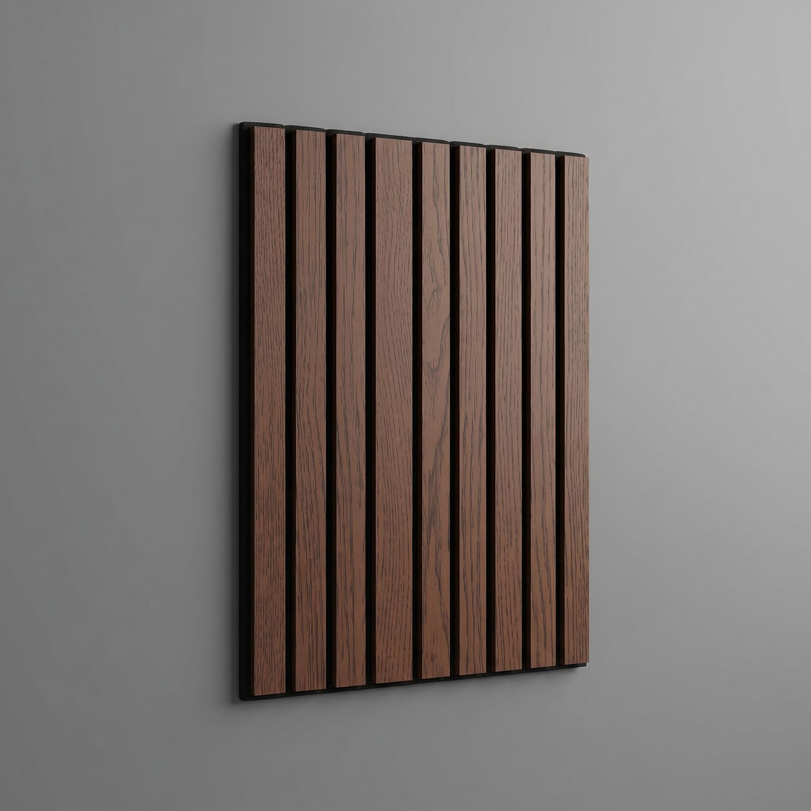 MAGICLULU Pannello Fonoassorbente 30x40cm in Poliestere 8 Pezzi Marrone Superficie a Righe, Riduzione Rumore e Camuffamento Imperfezioni, per Casa e Soggiorno
