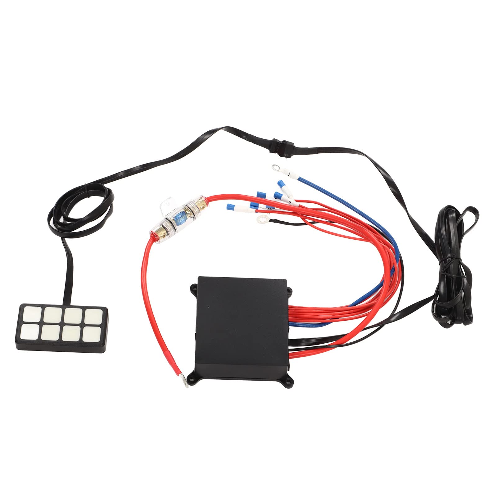 Bediffer Panel Przełączników 8 Gangów Automatyczny Przyciemniany Obwód System Kontroli Mocy dla Ciężarówki ATV UTV Łódź RV 12 V-24 V ABS