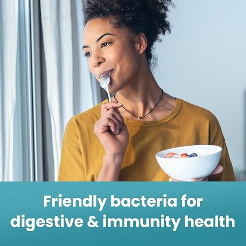 Miniatura 5 de Sanar Naturals Probióticos 60 mil millones de UFC  10 cepas + prebióticos  Apoya la salud inmunológica, digestiva e intestinal  Probióticos para