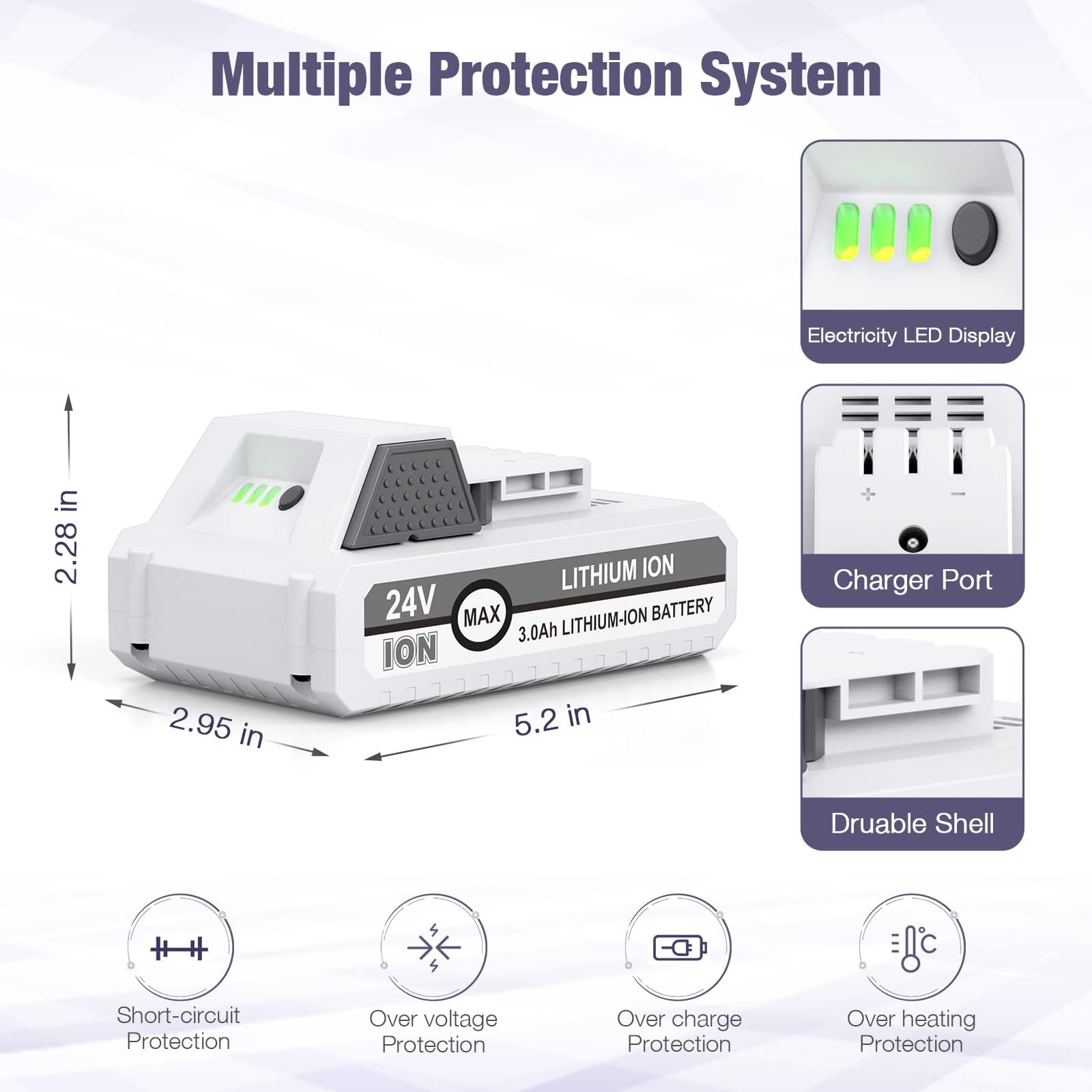 Snow Joe Sun Joe 40V EcoSharp Lithium-Ion Battery Bed