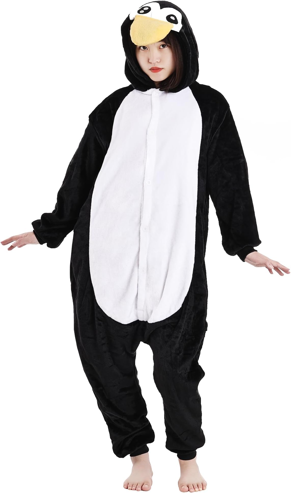 YymobtPenguin cartoon animal one-piece pajamas