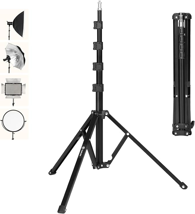 Kit de Studio Photo, Boîte à Lumière, Éclairage, Lampe LED Unique avec Trépied, Prise de Vue, Flash, Accessoires  44
