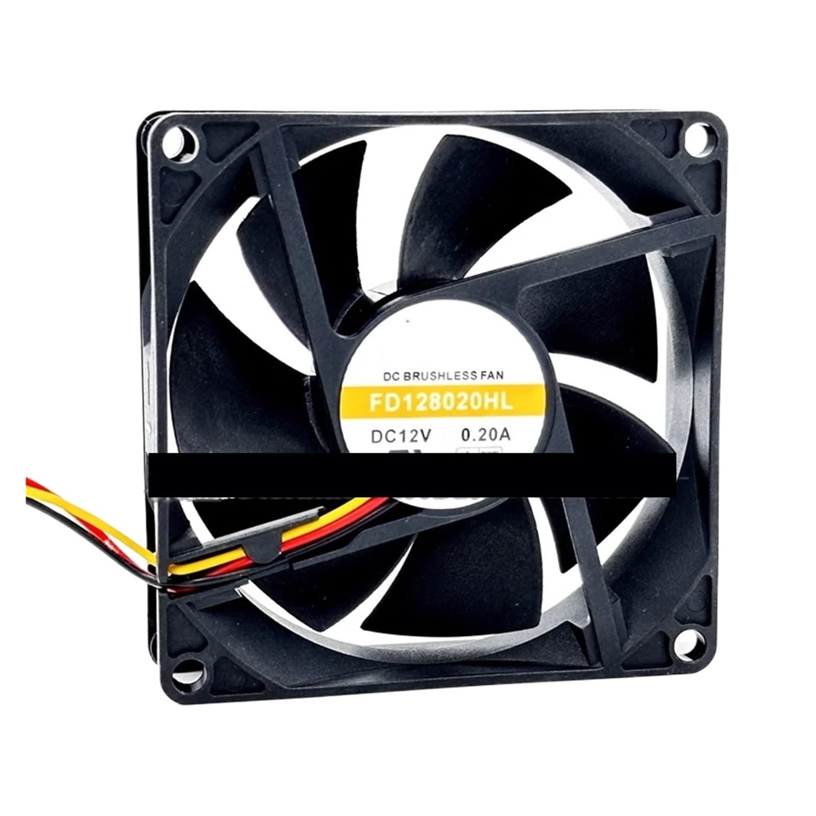 UWUKCJOKQ FD128020HL 12V 0.20A 8CM 8020 80 * 20mm 3-Wire 2-Wires Fan