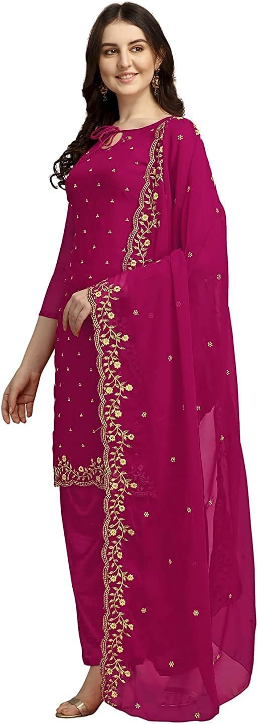 Indian Pakistani Partywear salwar kameez suit set for women ready to wear Punjabi dress Patiala Partywear Dress