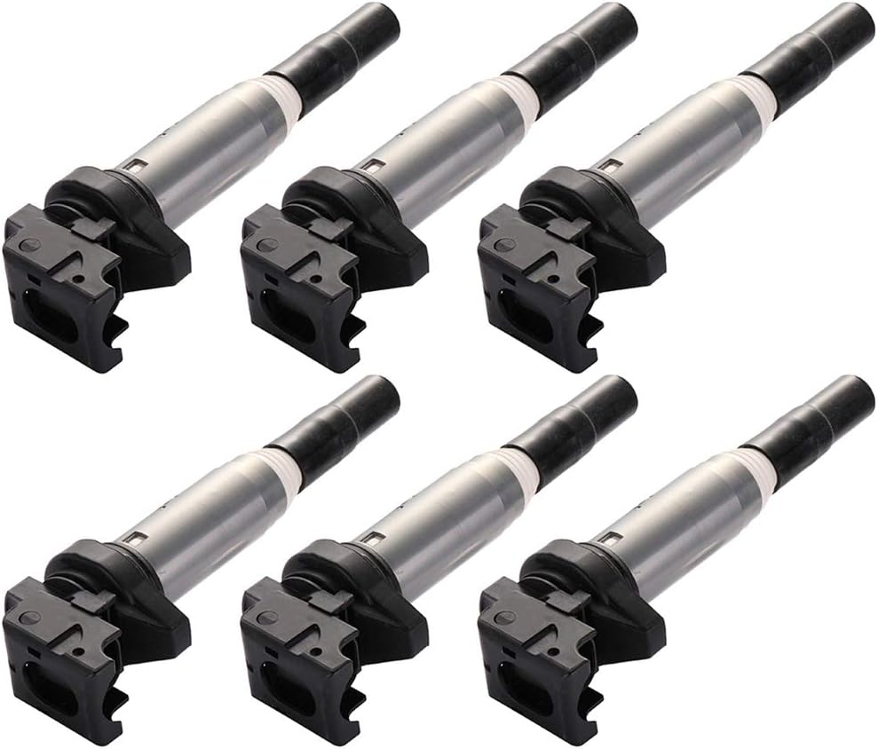 ECCPP ignition coil coils UF667 PACK OF 6,for X6 3.0L 2011-2017,for X5 3.0L 2011-2017,for X4 3.0L/2.0L 2015-2017,for 535i GT 3.0L 2010-2017 UF667 C1795 IC09112