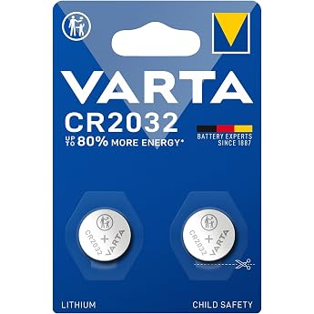 Varta Lithium Button Cell Battery | Child-safe packaging, for fever thermometer, heart rate monitor, car key, remote control,
