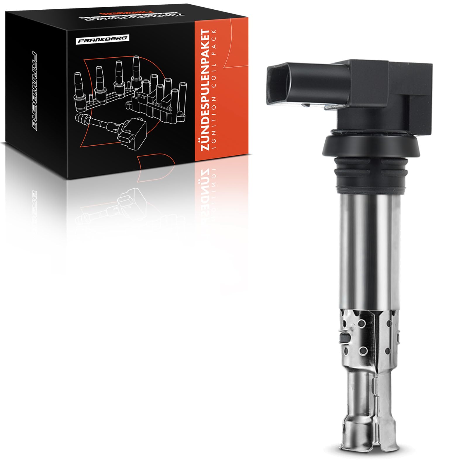 Frankberg 1x Ignition Coil Ignition Module Compatible with A1 A2 A3 Bor.a Golf IV V VI Jett.a III Passa.t Polo Shara.n Tigua.n Toura.n Toledo Fabia Octavia Superb II Replace# 036905715-image-33