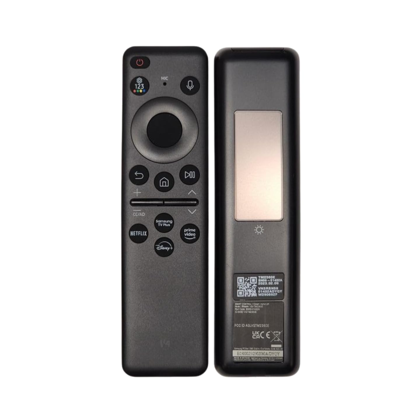 V4® Compatible Replacement Remote for Samsung Smart tv Voice Control BN59-01432A RM-S2600V3-solar -Pairing Must!-image-10