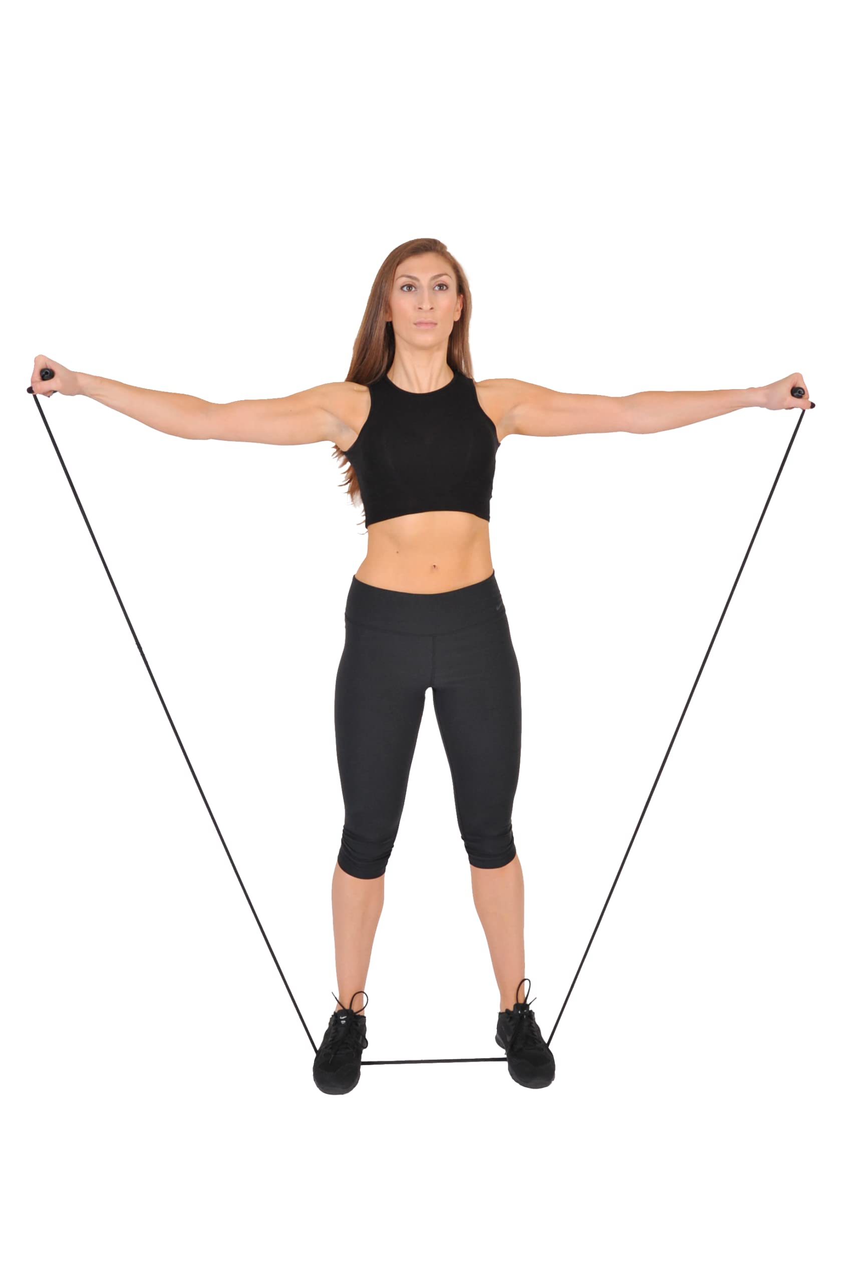 Corde per saltare di resistenza, innovative corde per saltare per fitness, fasce di resistenza per allenamento cardio esercizio fisico all-in-one casa palestra sport lunghezza regolabile corda