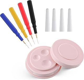 Watch Repair Kit, Watch Repair Tools with 4 Different Size Oiler Pen Needle and 1 Oil Cup for Watches Clocks Repair