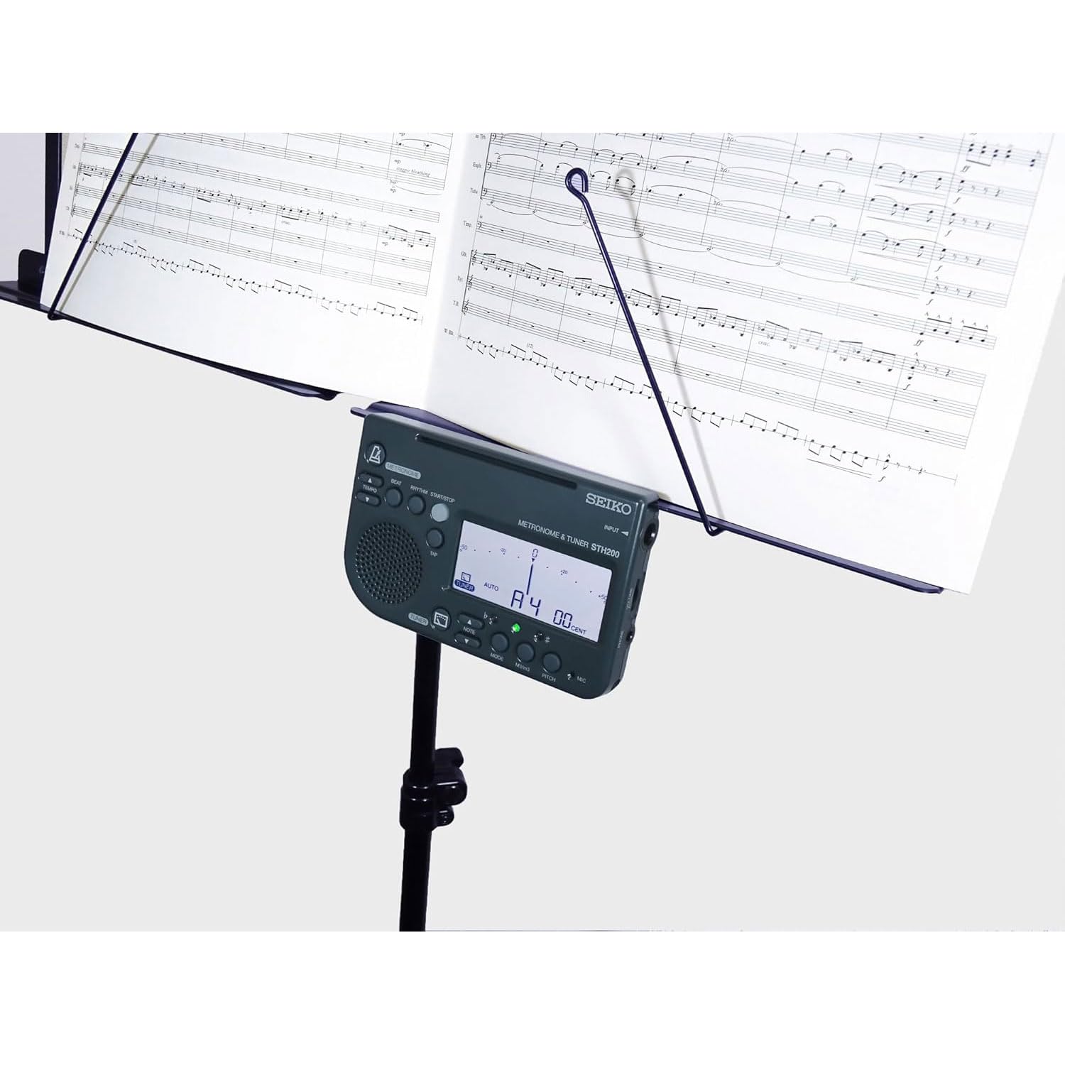 Seiko STH-200 - Metronomo con funzione accordatore con panno in microfibra Keepdrum