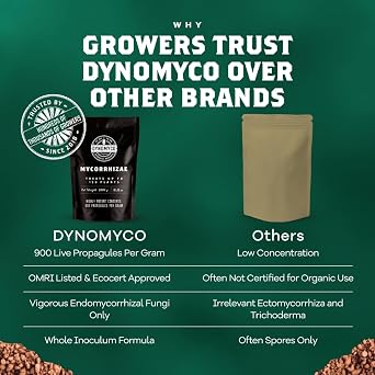 DYNOMYCO Mycorrhizal Fungi Inoculant, 100g/3.5oz