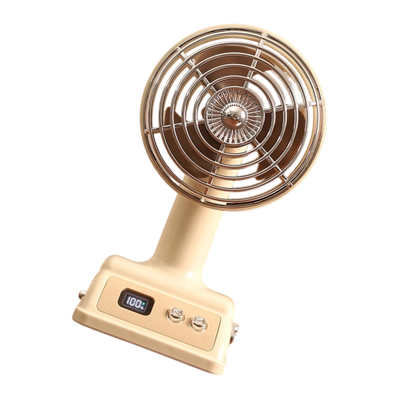 Bottone Desk Fan with Quiet Operate and 100 Wind Levels Adjustable Angles Airs Circulator for Home Offices Room Portable Air Cooling Desktop Table