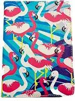 Capa Protetora Universal para Tablet 7-8 Polegadas Estilo Carteira Suporte Ajustável Adulto Infantil Flamingo 1